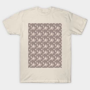 Floral pattern in beige shades T-Shirt